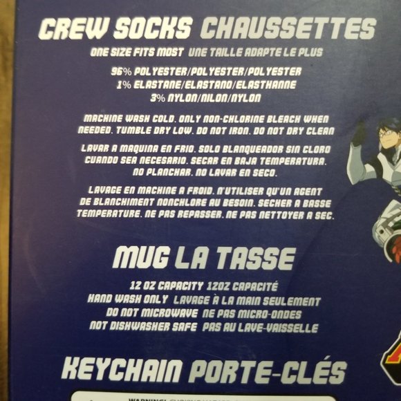 MHA My Hero Academia Gift Set - Mug, Socks, Keychain - Picture 3 of 6